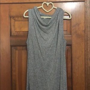 Grey shirt dress